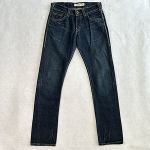 1921 Button-Fly Straight Jeans Dark Wash ~ Western Glove Works ~ Women's 30x32